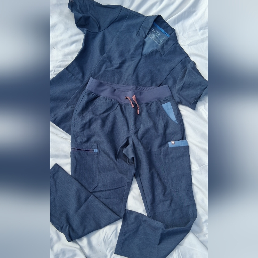 Figs Blue Technical Collection Jacket - image 1